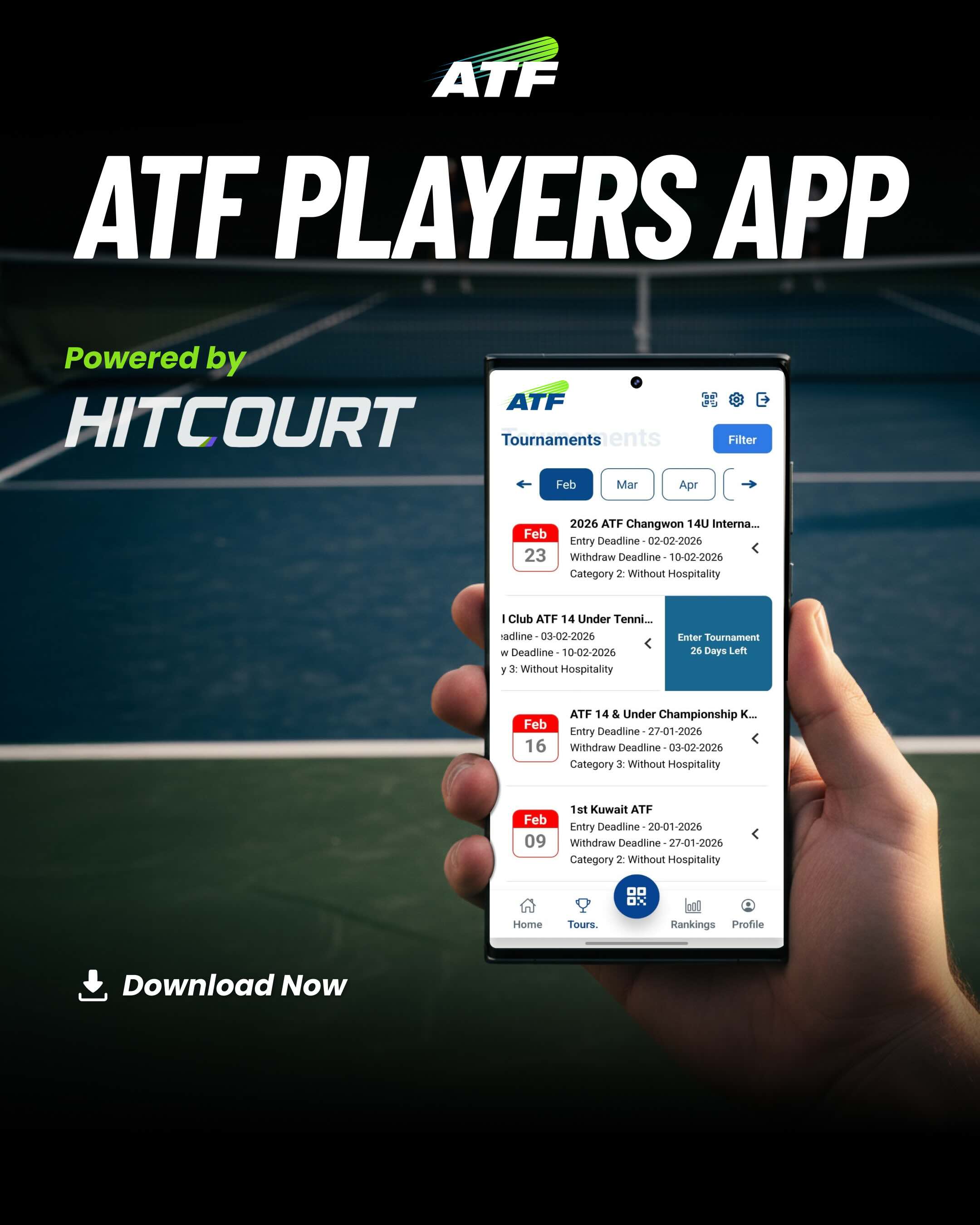 Launching LTAM Players App powered by HitCourt